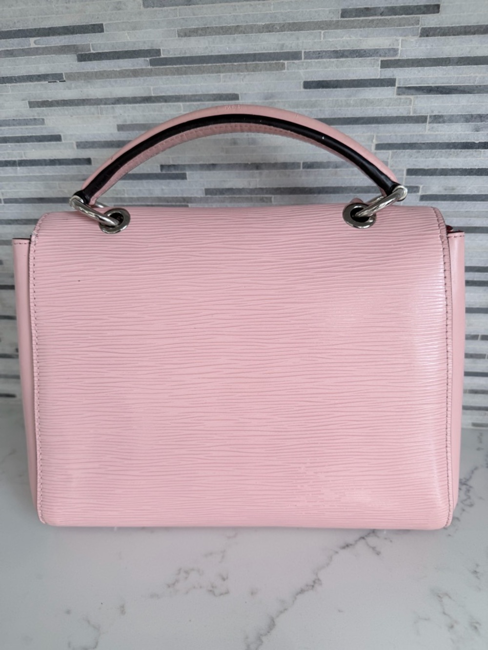 Louis Vuitton Pink Epi Leather Top Handle Satchel - Picture 5 of 16